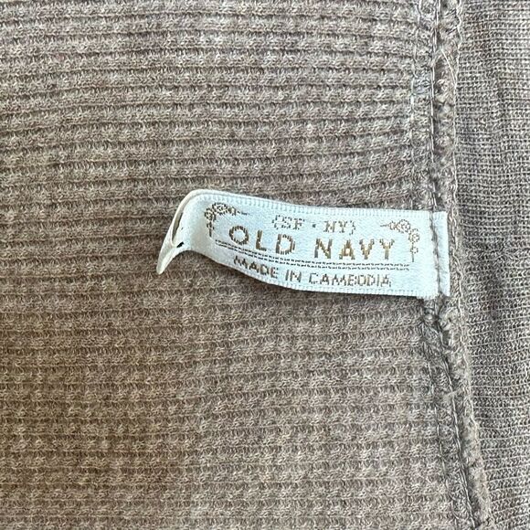 Old Navy Sweater Women’s Lg Long Sleeve Cowl Neck Long Line Brown  Grunge - Picture 2 of 7